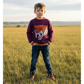 Sabre Toothed Tiger Dinosaur Sweater