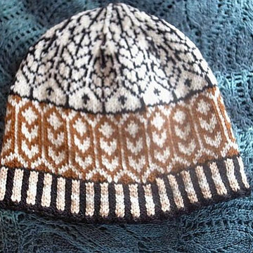 Feather beanie
