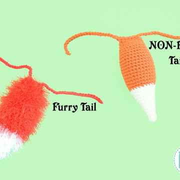 Moxie and Roxy The Fox Tail Crochet Pattern