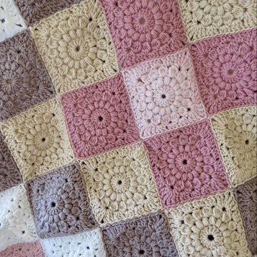 Wrapped in Sunbursts Baby Blanket - Lion Brand Mandala (DK Weight)