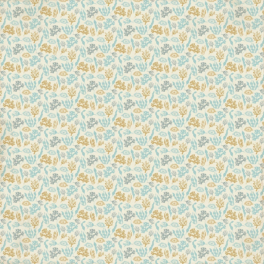 Authentique Paper Voyage Double-Sided Cardstock 12"X12" 18/Pkg - #8 Sea Plants & Coral
