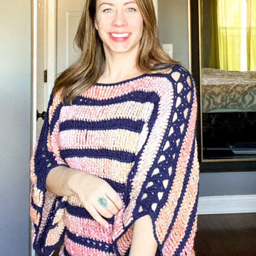 In love with chains Sweater top spring crochet pattern