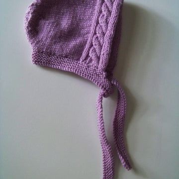 Cable Baby Bonnet