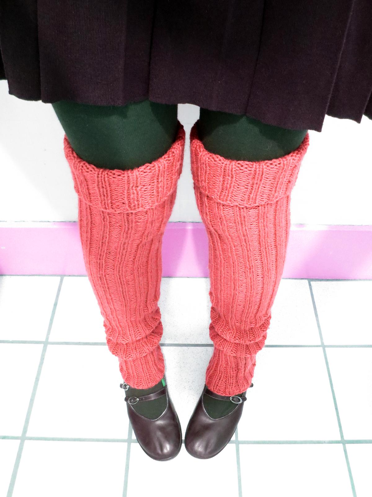 Tall and Toasty Stay-up Legwarmers