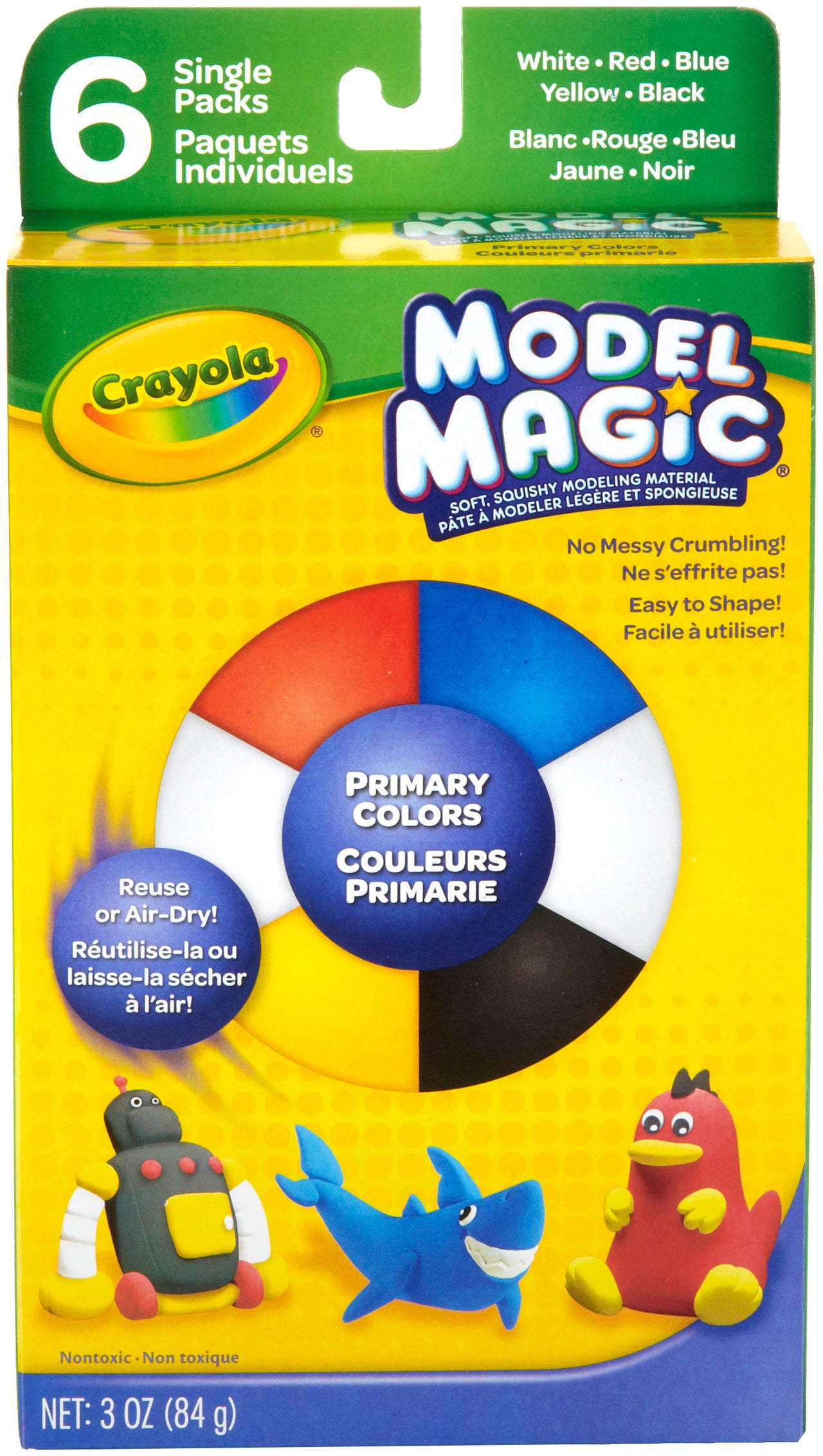 Crayola Model Magic .5oz 6/Pkg - Primary