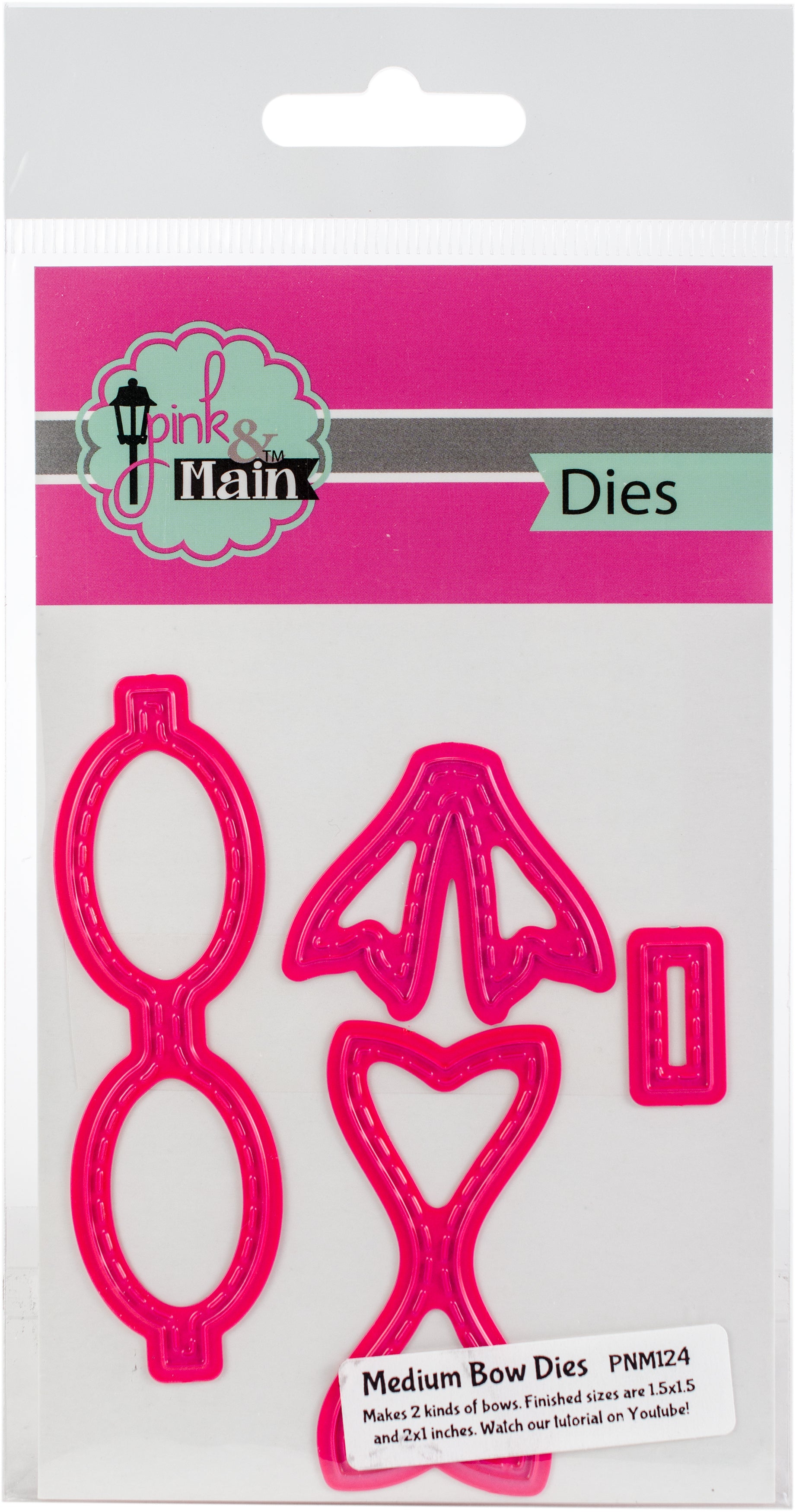 Pink & Main Dies - Medium Bow