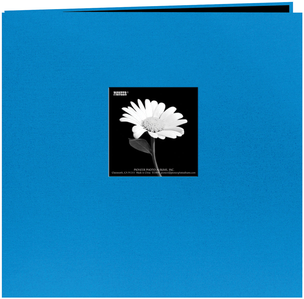 Pioneer Book Cloth Cover Post Bound Album 8"X8" - Sky Blue