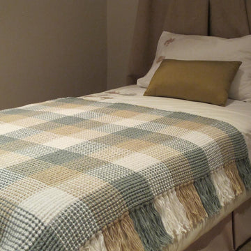 Gingham Crochet Blanket