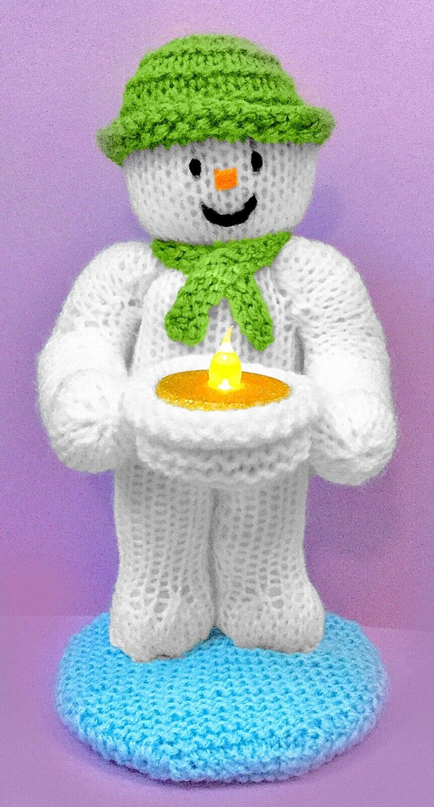 Christmas The Snowman inspired tea light holder