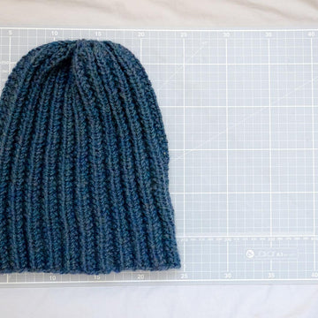 Seeded Rib Stitch Beanie