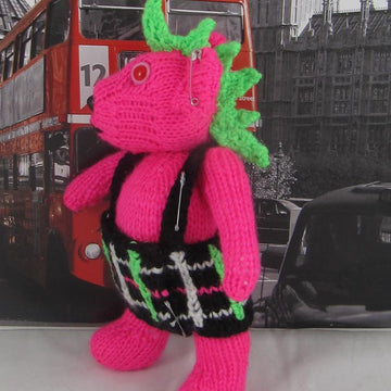 Punk Rocker Teddy Bear Toy