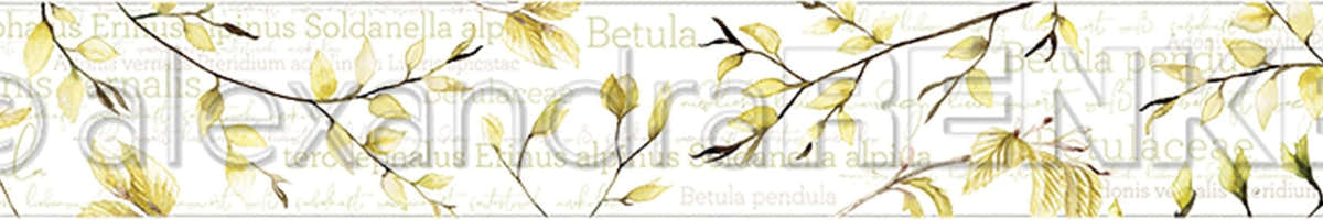 Alexandra Renke Washi Tape 30mmX10m - Birch Leaves, Spring