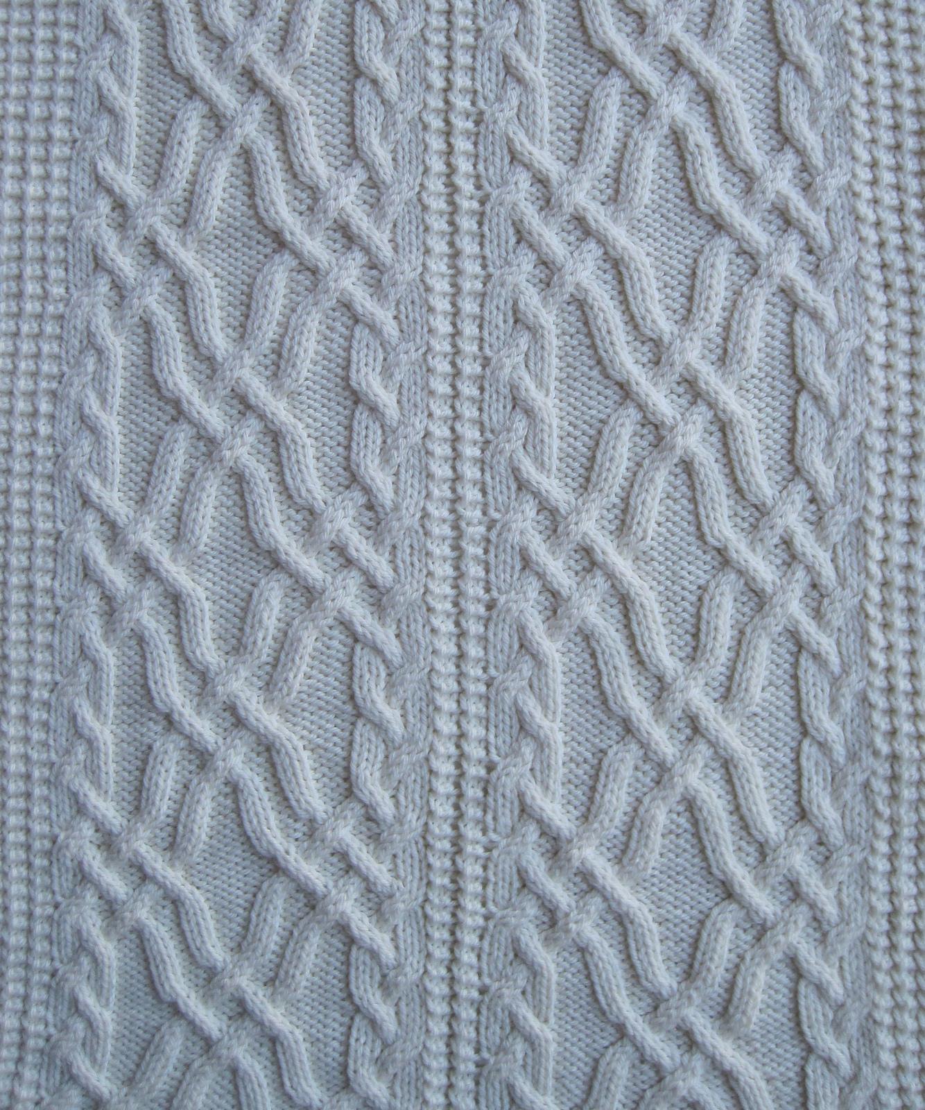 North Bay Cabled Shawl