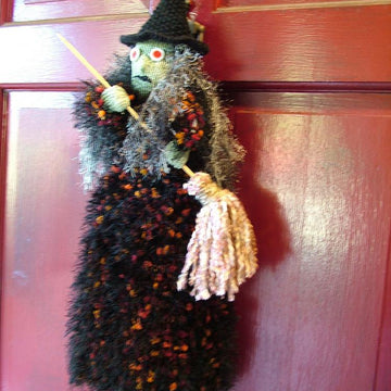 Witch Tea Cozy and Door Decoration