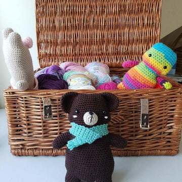 Chunky amigurumi bear