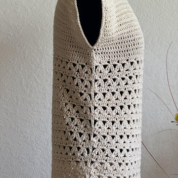 Arcelle Échancrée – Keyhole Crochet Top