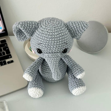 Elephant Amigurumi Crochet Pattern PDF – Elephant Soft Toy, Stuffed Animal Tutorial