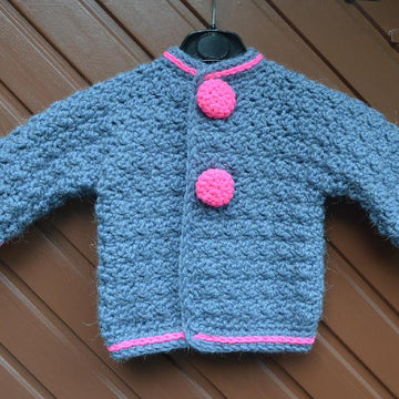 Warm snuggly baby jacket