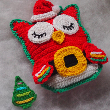 Owl Santa Claus