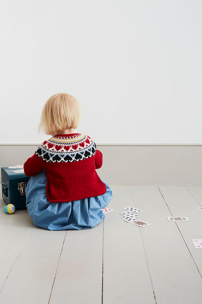 " Celine Cardigan " - Cardigan Knitting Pattern For Girls in MillaMia Naturally Soft Merino by MillaMia