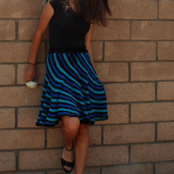 Vertigo spiral skirt