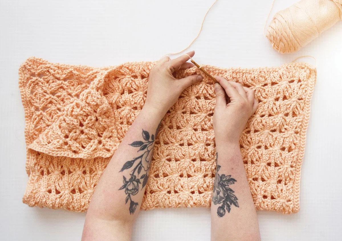 Macramé-style Cushion Crochet Pattern