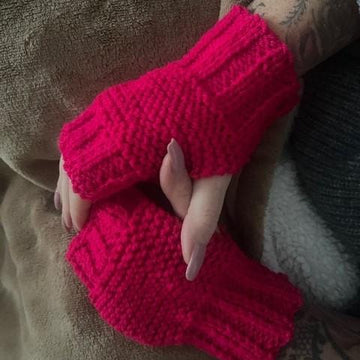 Easy beginner mittens