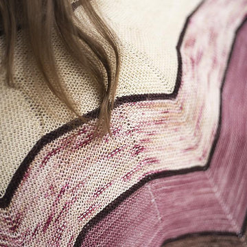 Cherry and Plum Shawl