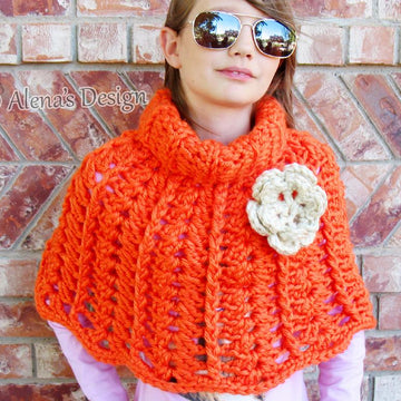 Chic Rose Poncho