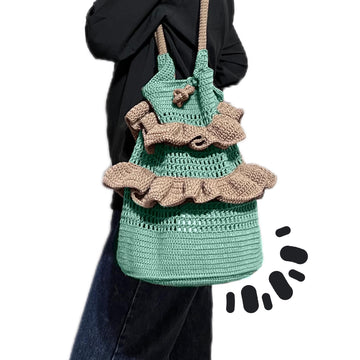 Double Ruffle Bag