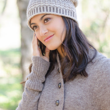 Quilted Lattice Hat & Mitts