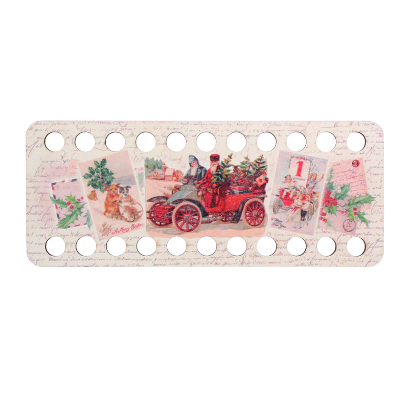 RTO Yarn Holder - Rectangular Printed Christmas Theme