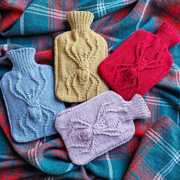 Spider Hot Water Bottle Cover