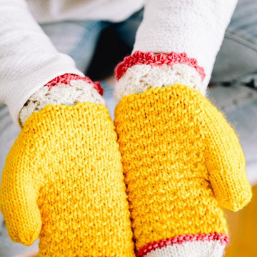 Merino Meadows Mitten & Scarf Set