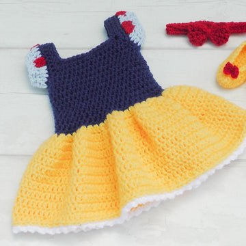 Princess Snow White Dress Set