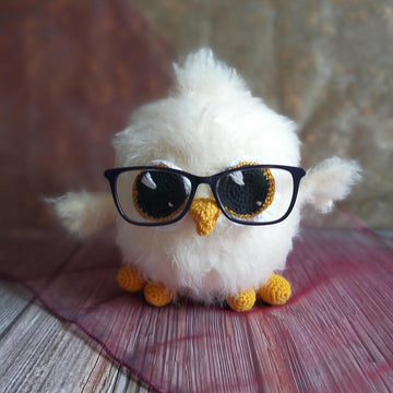Owl Holder Eyeglasses Glasses Stand Amigurumi
