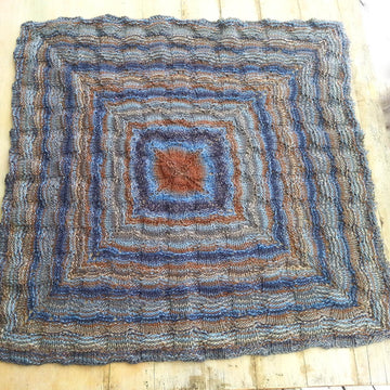 Modern Lace Baby Blanket