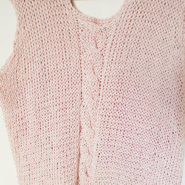 Top with cable detail back