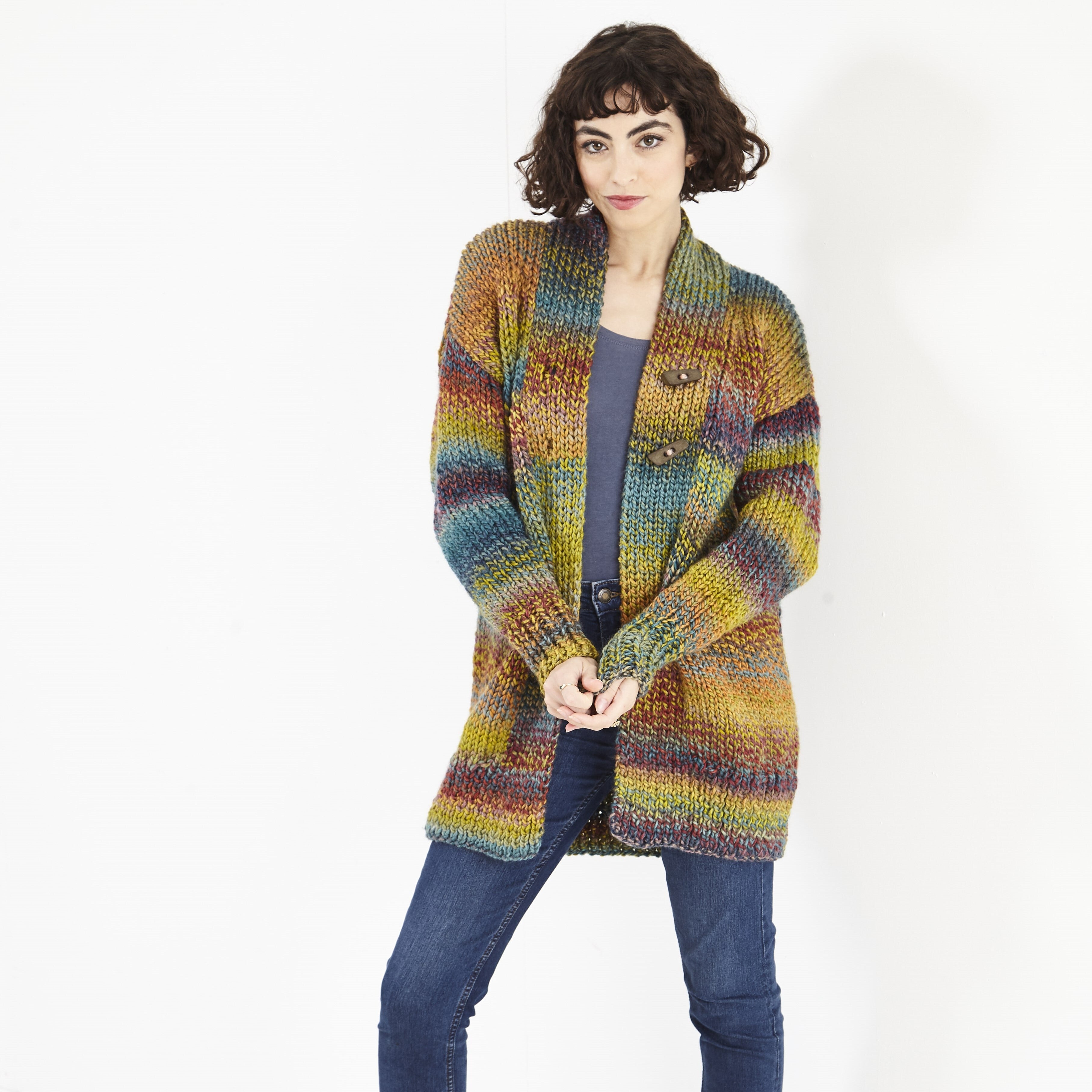 Jacket & Waistcoat in Explorer Super Chunky in King Cole - 5841 - Leaflet