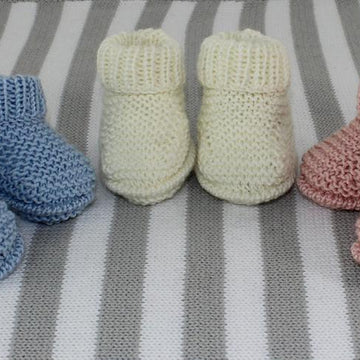 New Baby 4Ply Everyday Booties