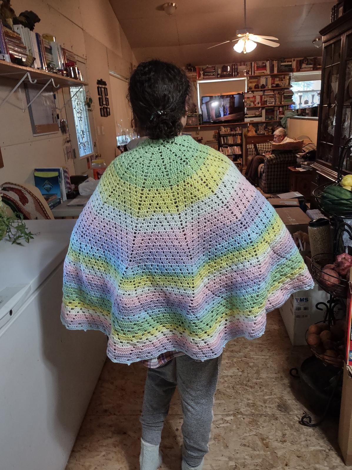 Daisy shawl