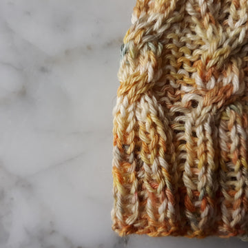 Simple Cable Sock Beanie