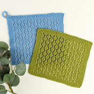 1040 Euphorbia - Face Cloth Knitting Pattern for Home in Valley Yarns Leverett
