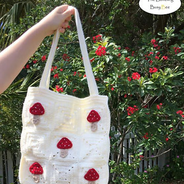 MUSHROOM TOTE BAG and Pouch