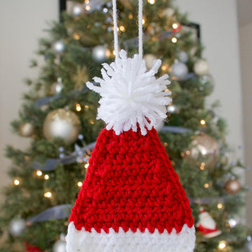 Santa Hat Gift Card Holder Ornament