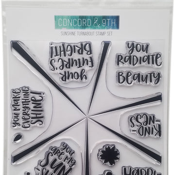 Concord & 9th Clear Stamps 6"X6" - Sunshine Turnabout