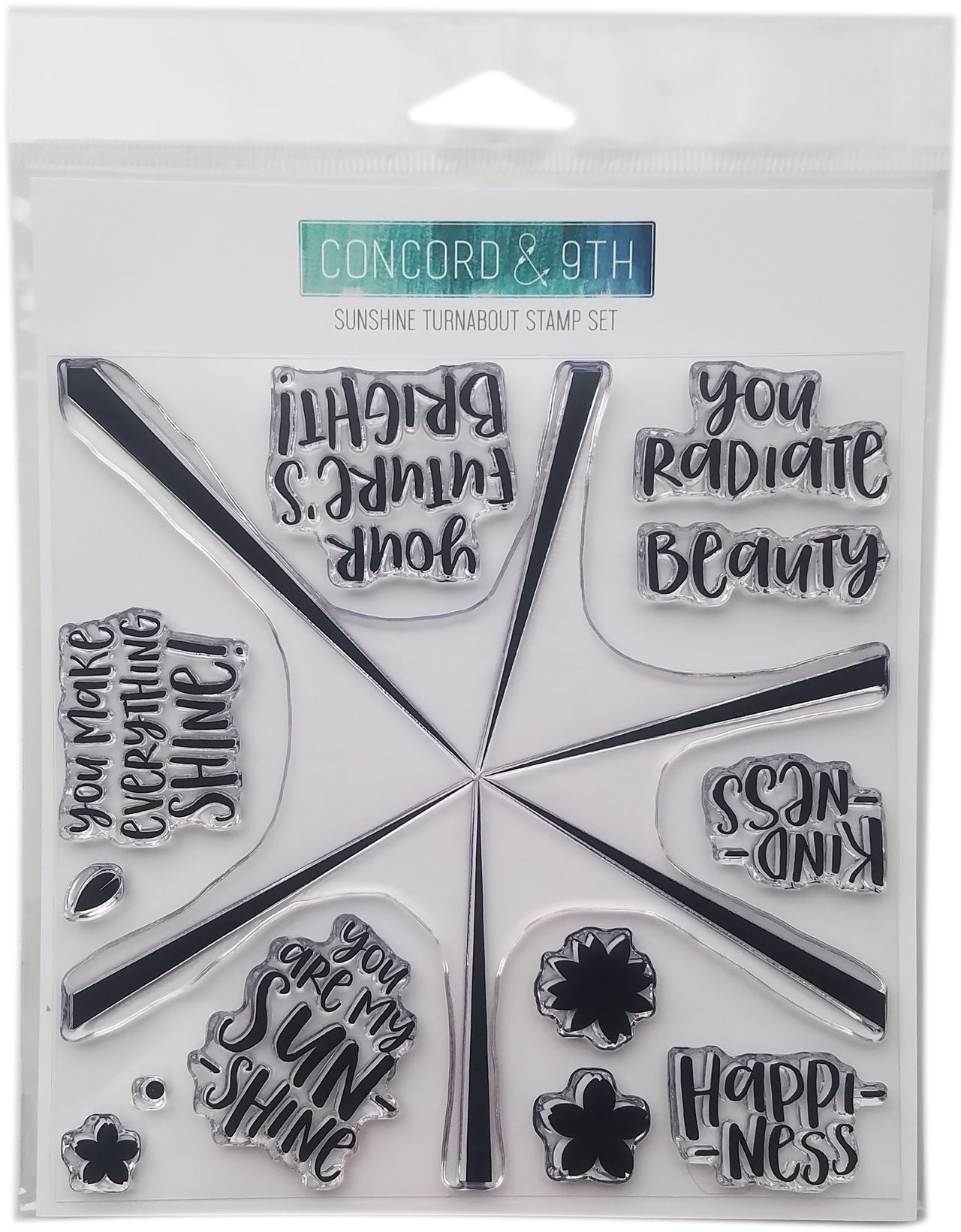 Concord & 9th Clear Stamps 6"X6" - Sunshine Turnabout