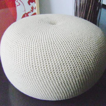 Large Crochet Footstool Floor cushion