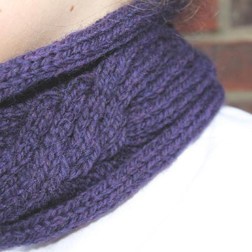 Carlota Cabled Cowl