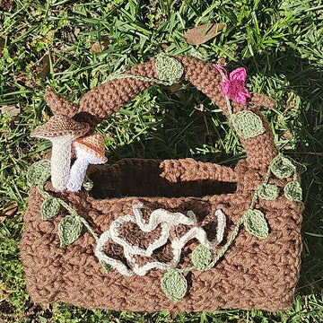 Fairy Hollow Log Basket